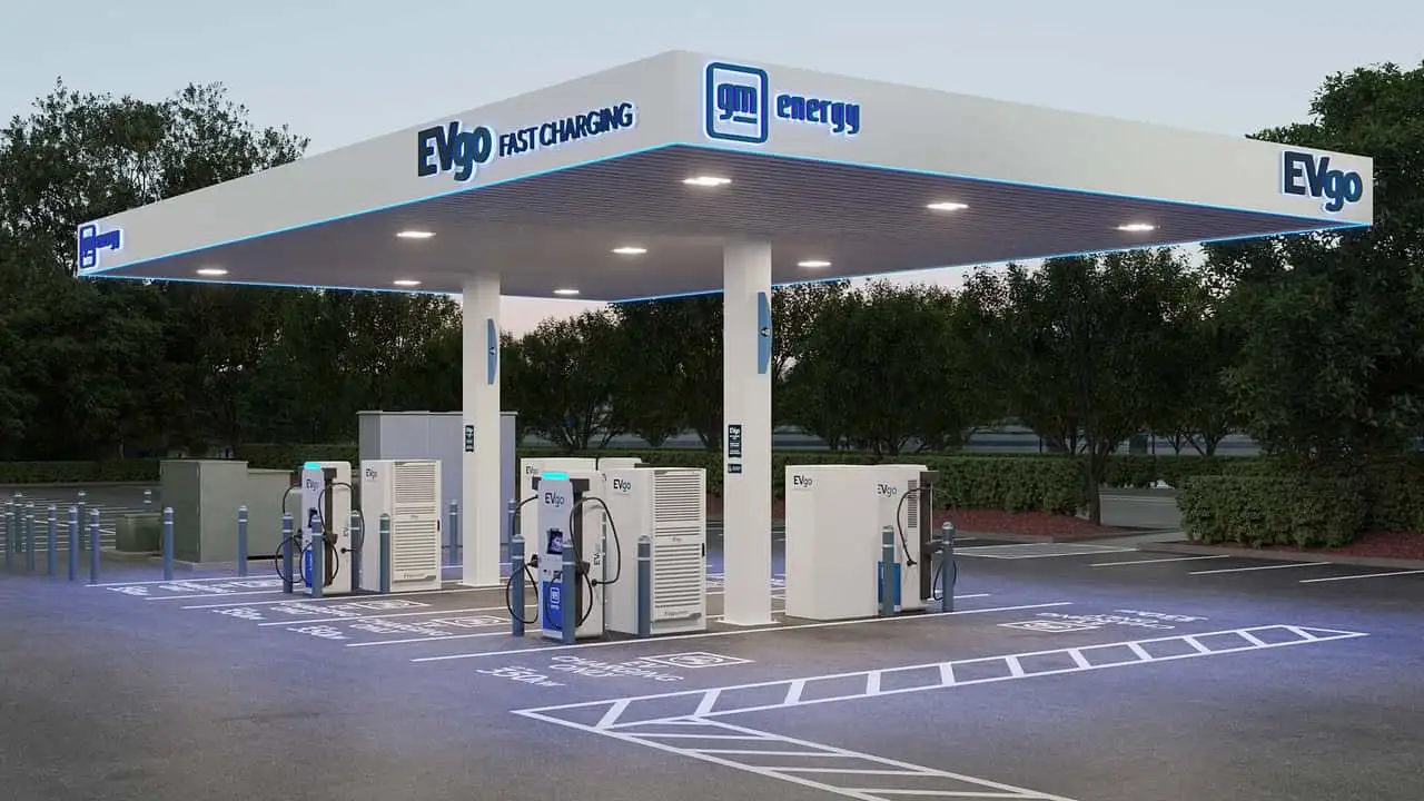 EVgo and GM Are Building EV Charging Stations That Look More Like Gas Stations